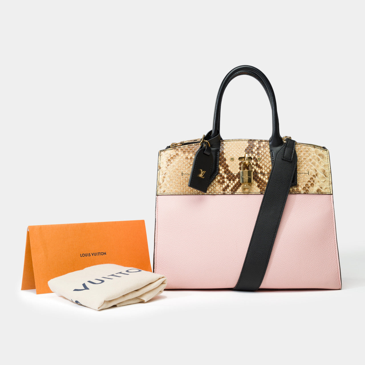 Sac LOUIS VUITTON City Steamer en Cuir Rose - 101869