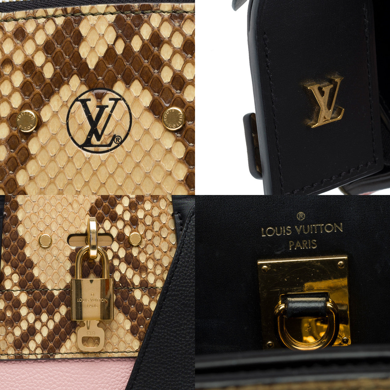Sac LOUIS VUITTON City Steamer en Cuir Rose - 101869
