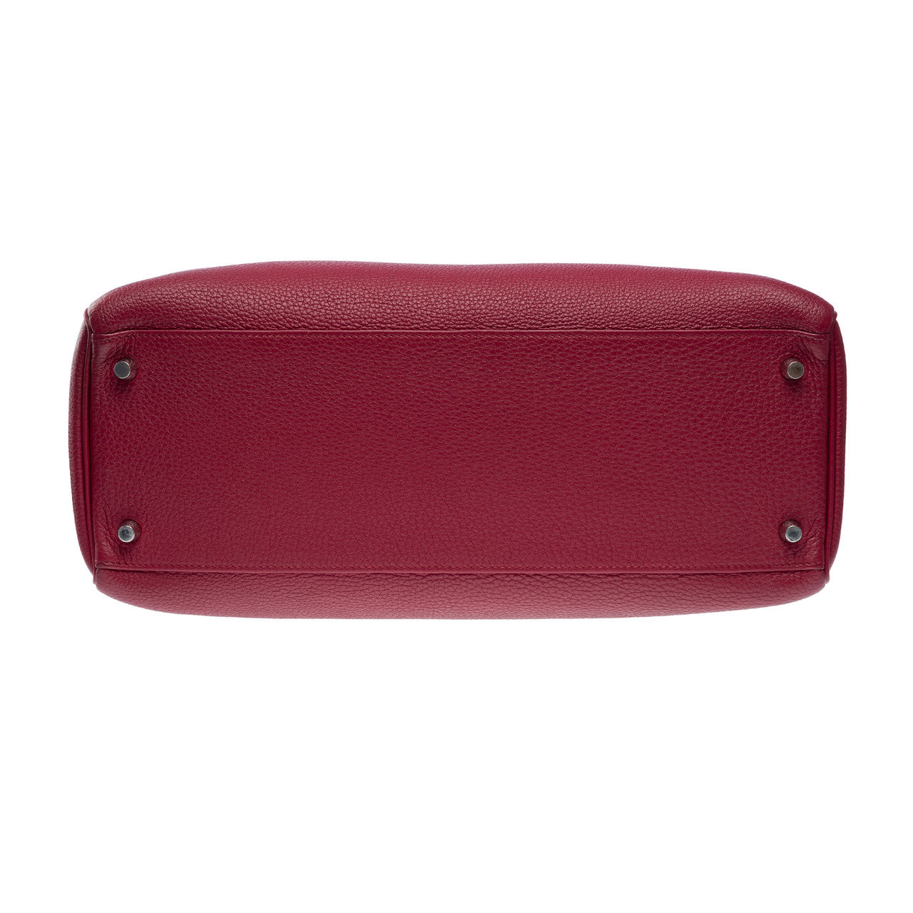 Sac HERMES Kelly 35 en Cuir Bordeaux - 101951