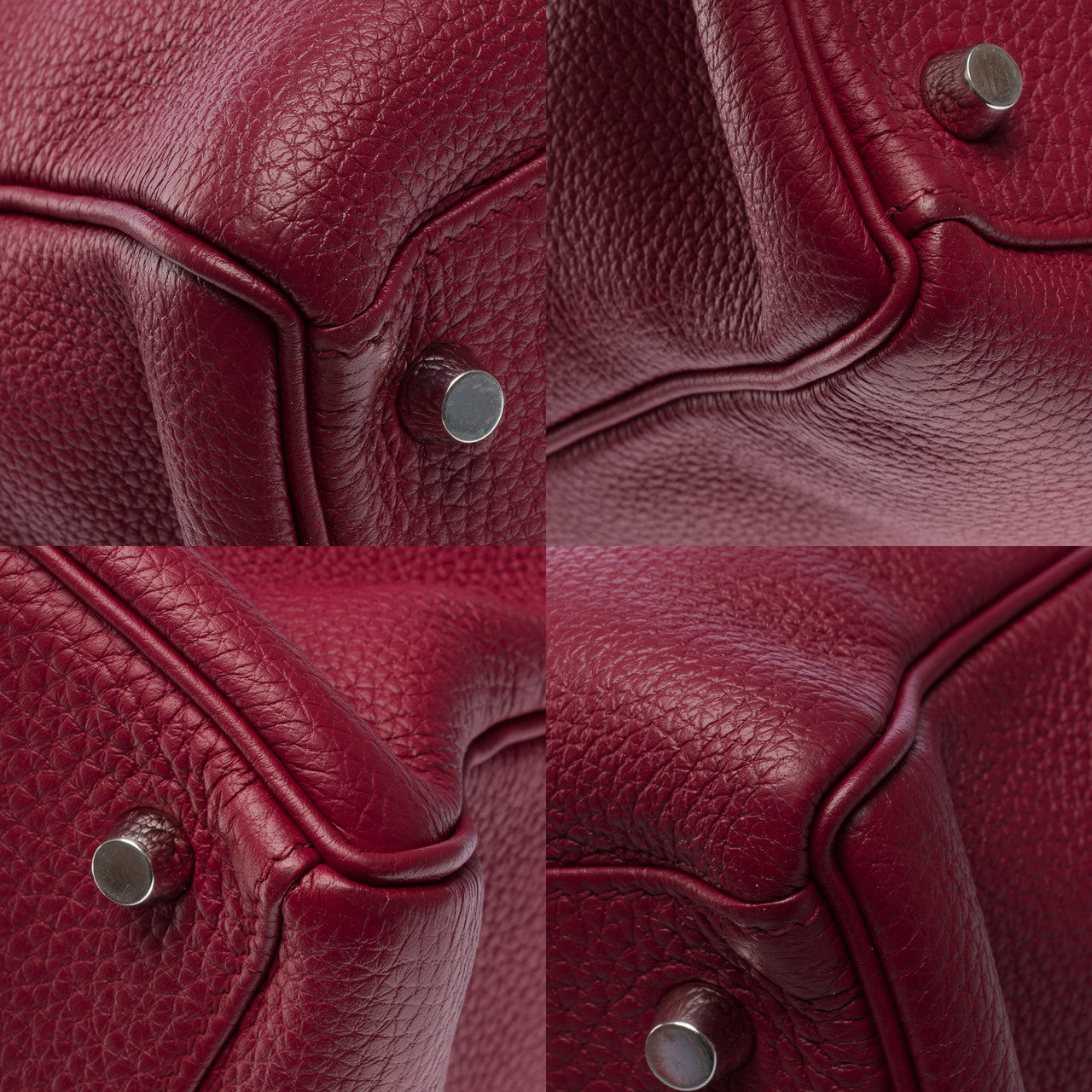 Sac HERMES Kelly 35 en Cuir Bordeaux - 101951
