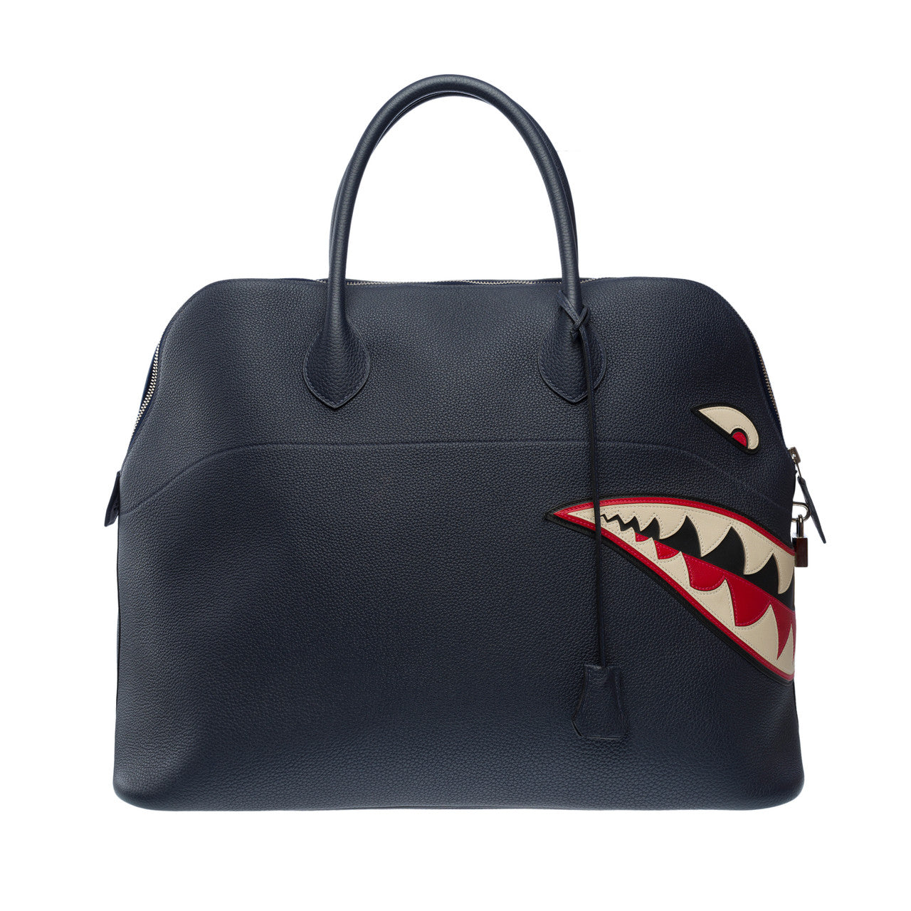 Sac HERMES Bolide en Cuir Bleu Marine - 101971