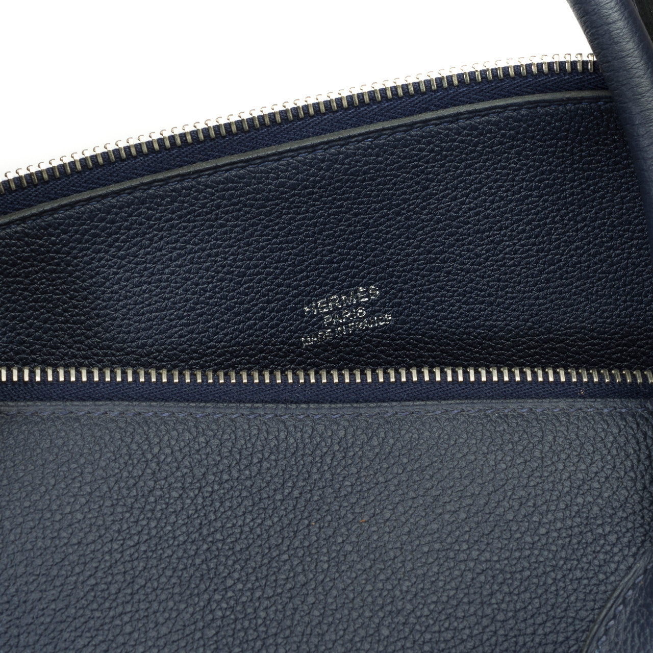 Sac HERMES Bolide en Cuir Bleu Marine - 101971
