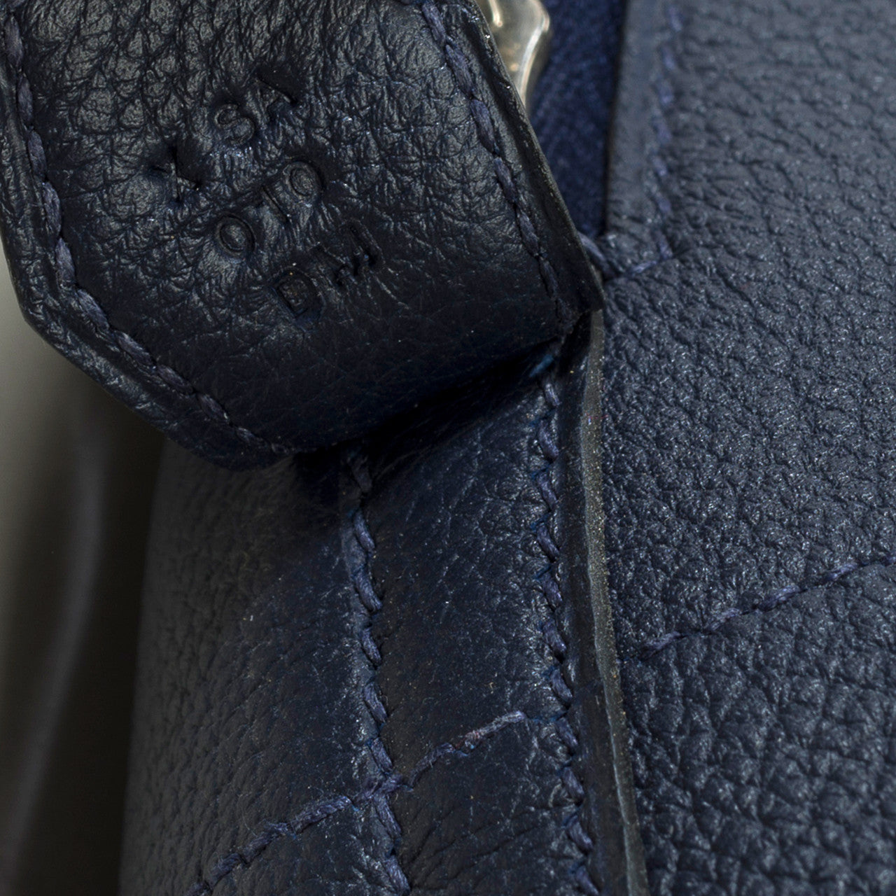 Sac HERMES Bolide en Cuir Bleu Marine - 101971