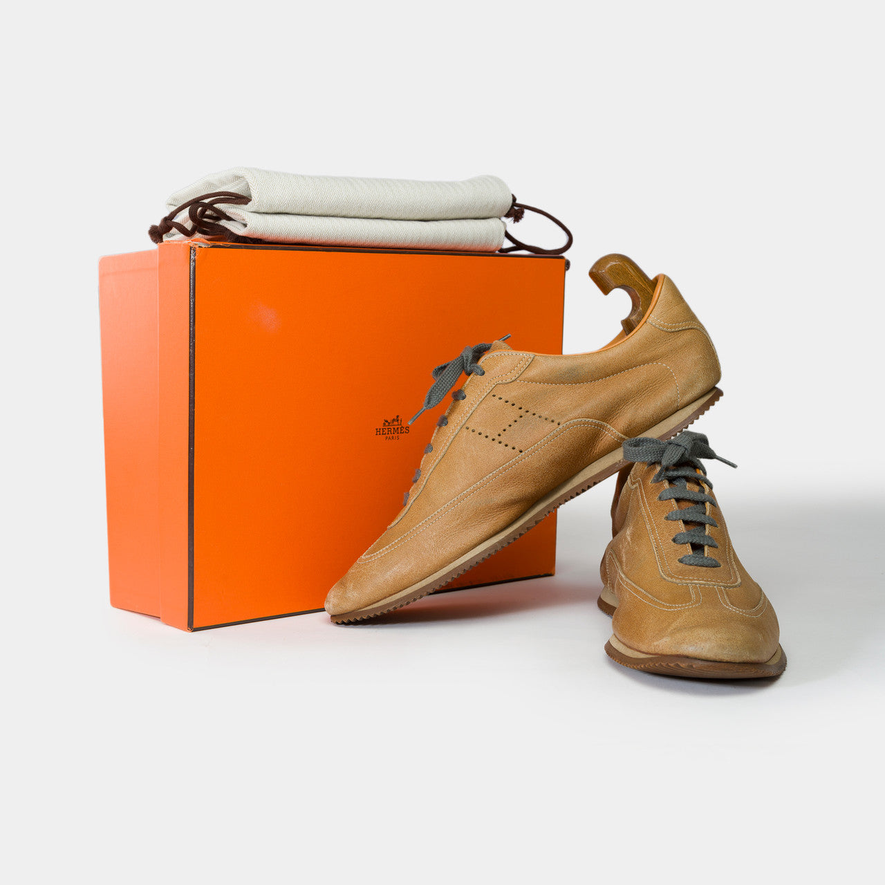 Chaussure HERMES en Cuir Beige - 101921