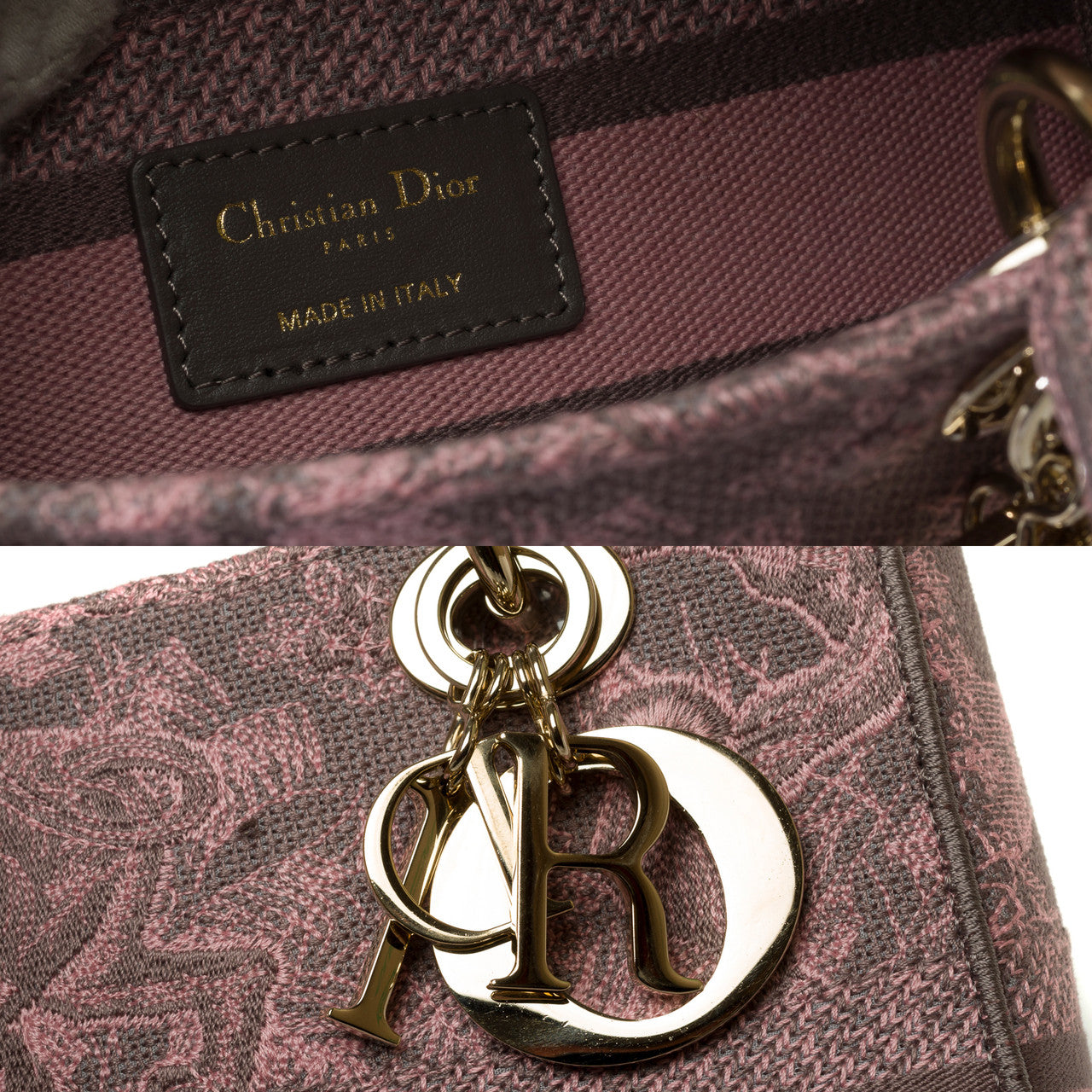 Sac DIOR Lady Dior en Toile Rose - 102003