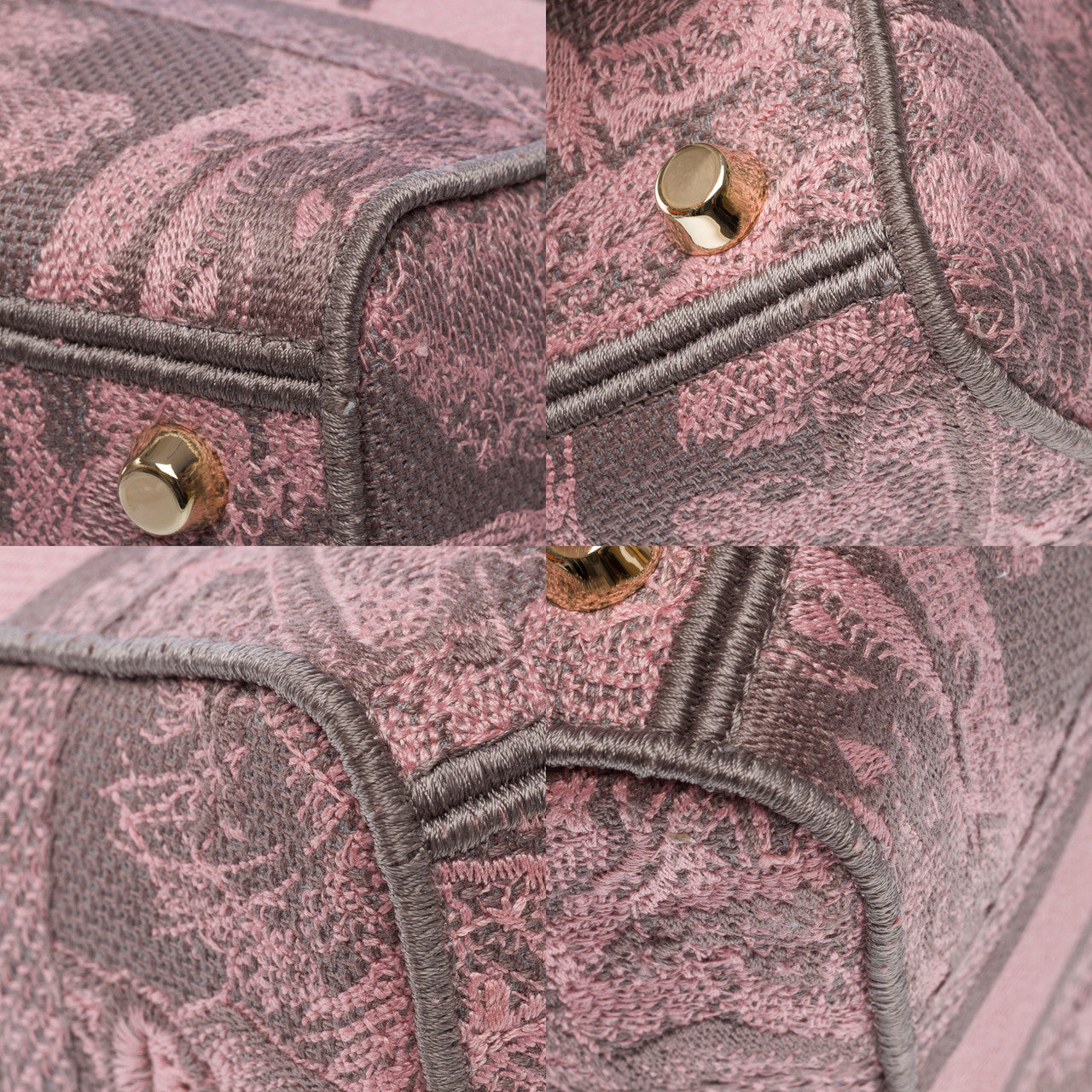 Sac DIOR Lady Dior en Toile Rose - 102003