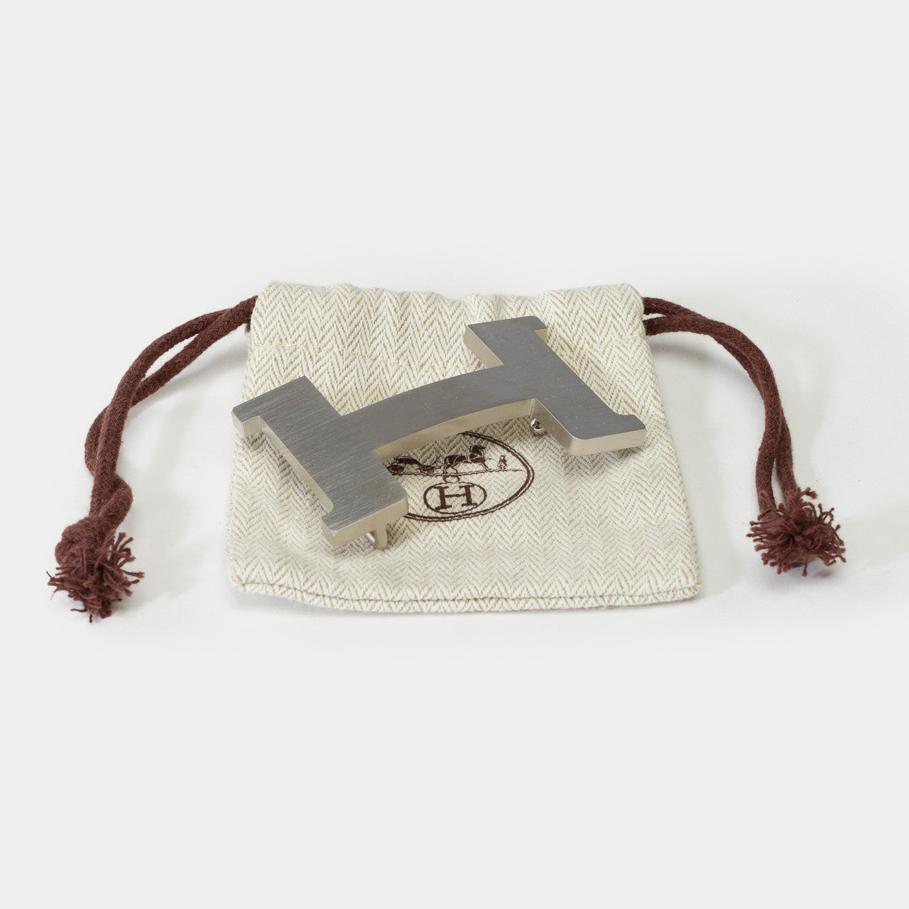 Accessoire HERMES Boucle seule / Belt buckle en Métal Argent - 102008