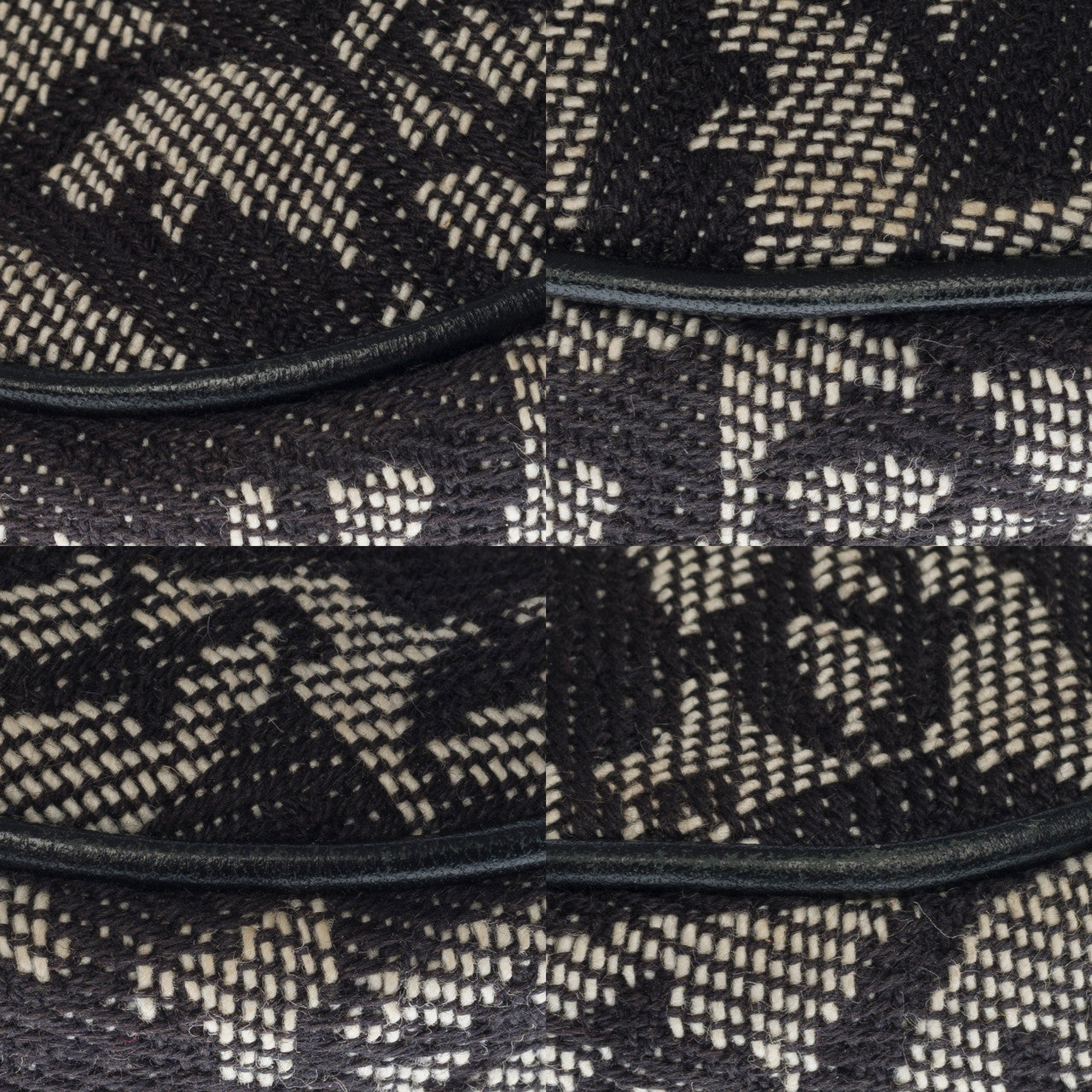 Sac DIOR Saddle en Toile Noir - 142201501