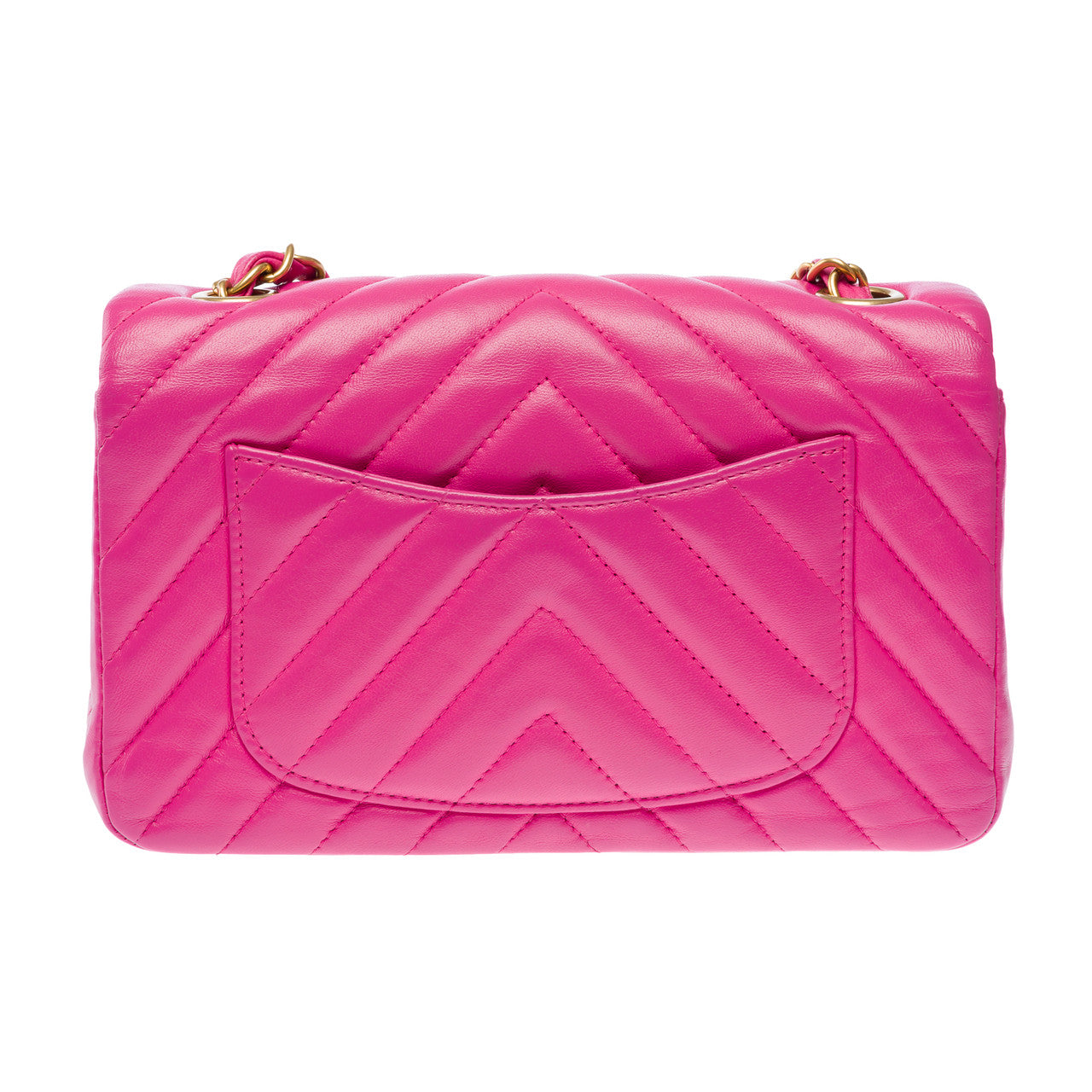 Sac CHANEL Timeless/Classique en Cuir Rose - 102117