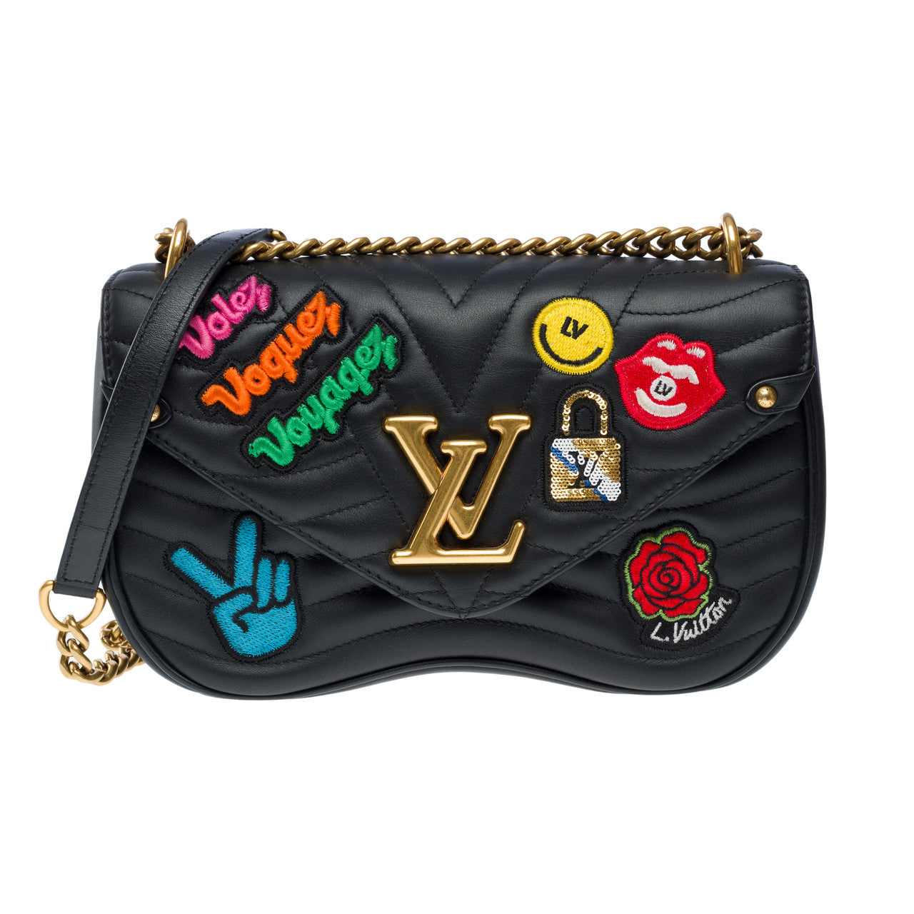 Sac LOUIS VUITTON New Wave en Cuir Noir - 102141