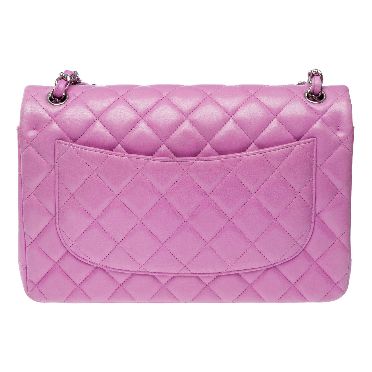 Sac CHANEL Timeless/Classique en Cuir Violet - 101963