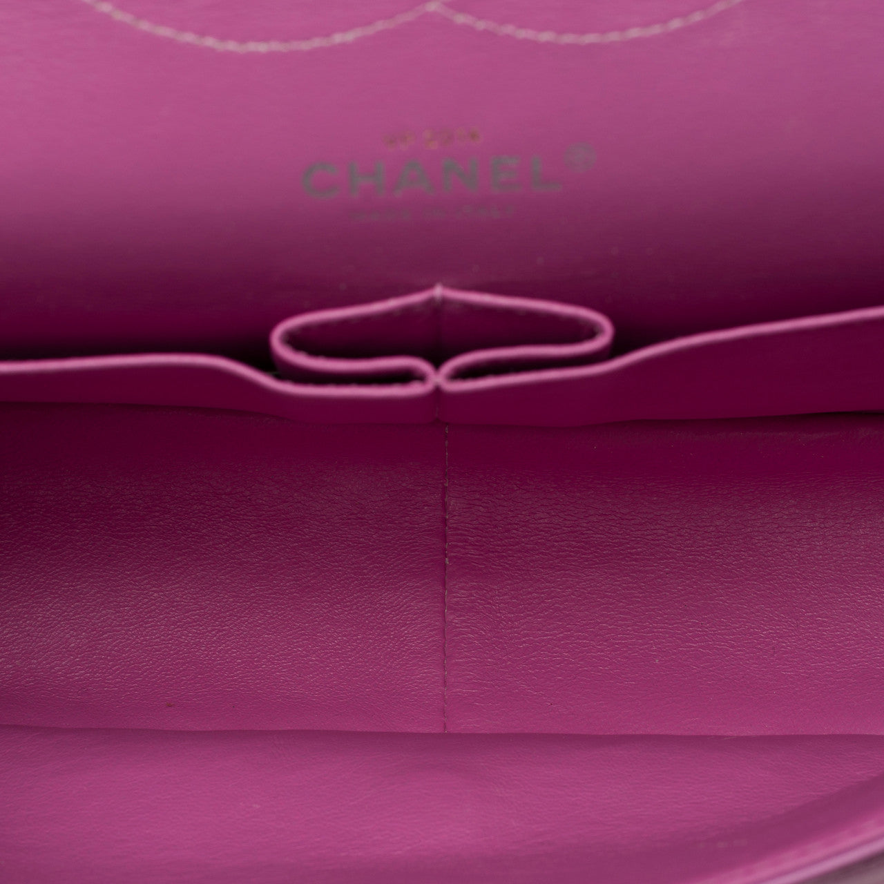 Sac CHANEL Timeless/Classique en Cuir Violet - 101963