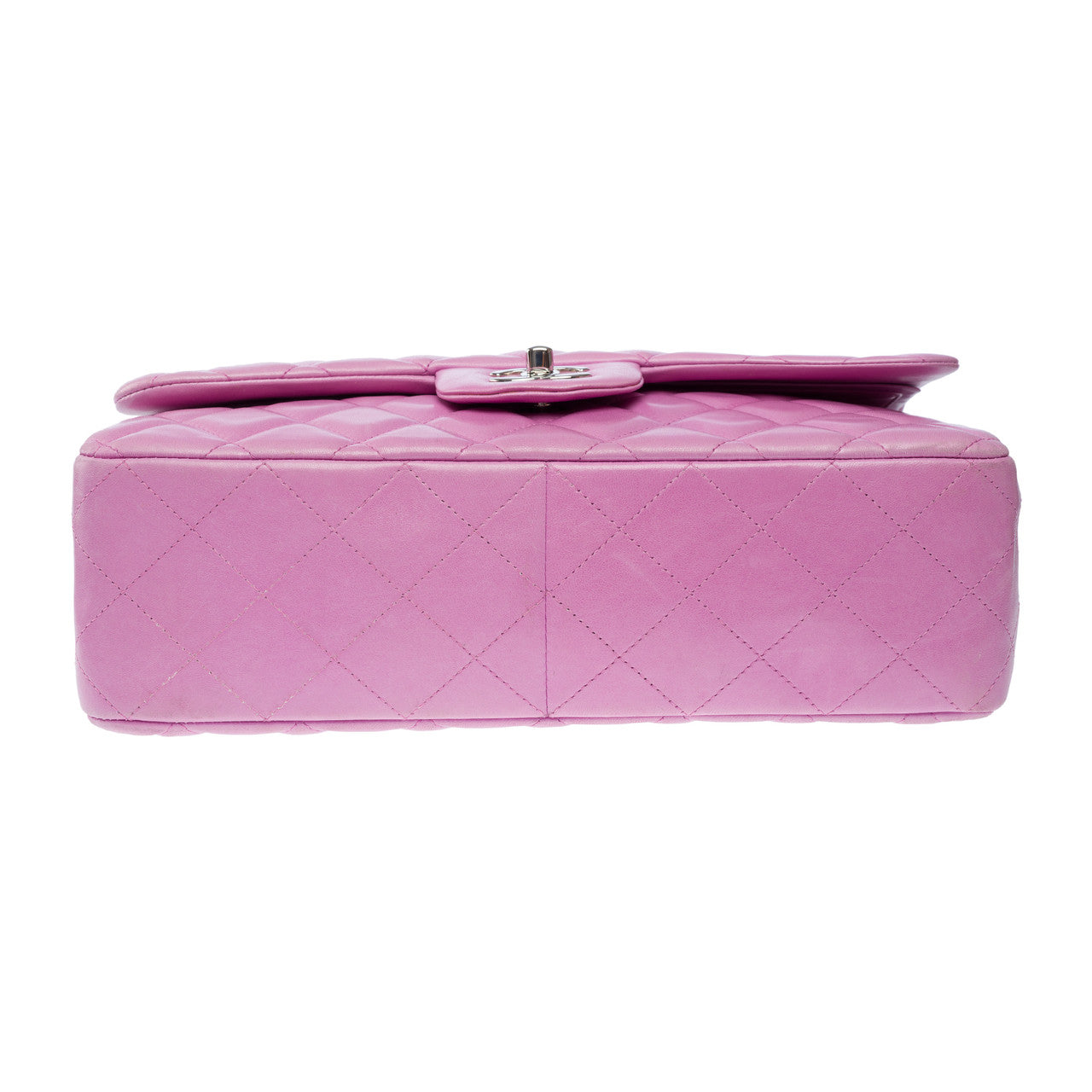 Sac CHANEL Timeless/Classique en Cuir Violet - 101963