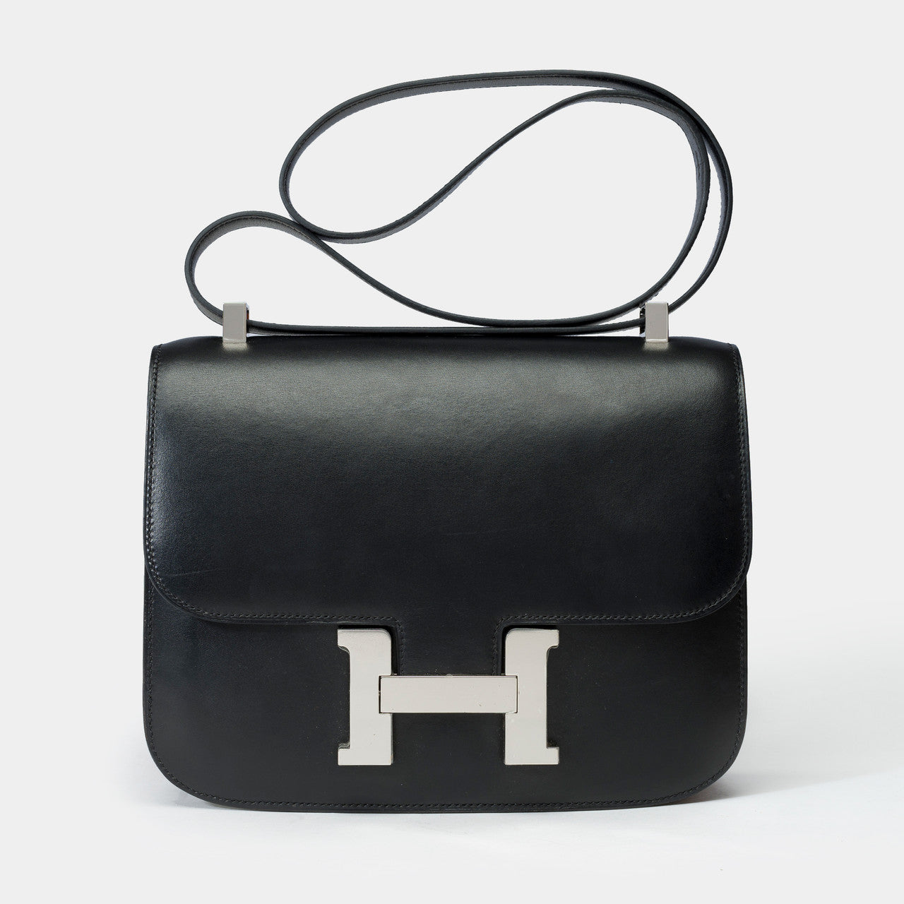Sac HERMES Constance en Cuir Noir - 102148