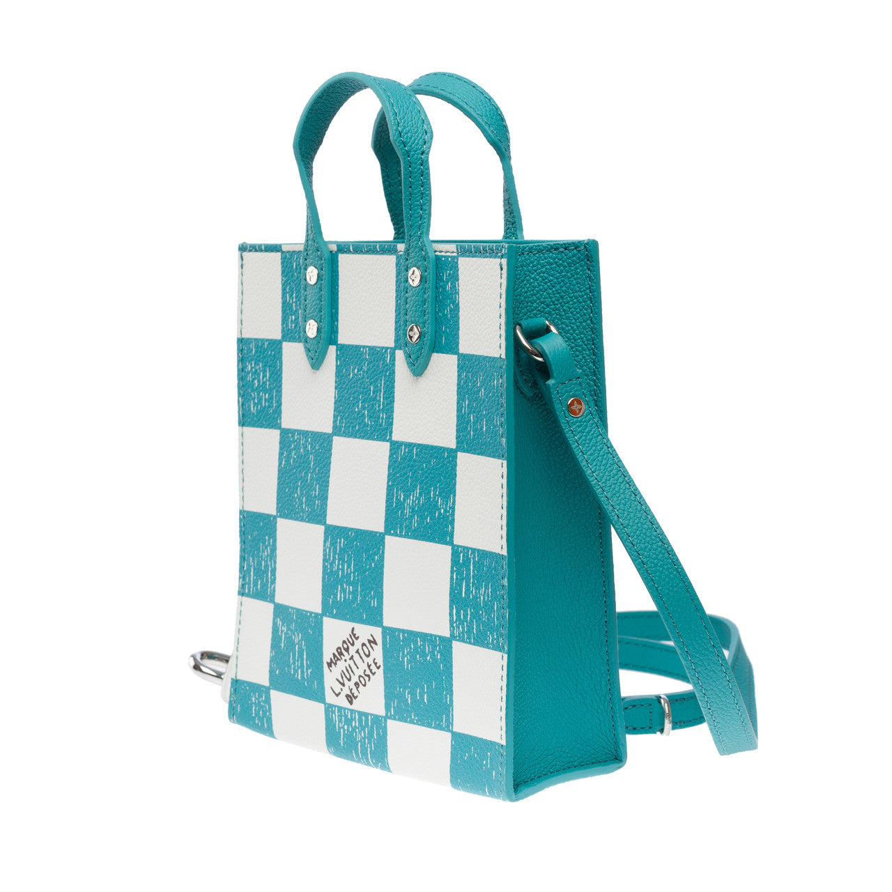 Sac LOUIS VUITTON Plat en Cuir Bleu - 102143