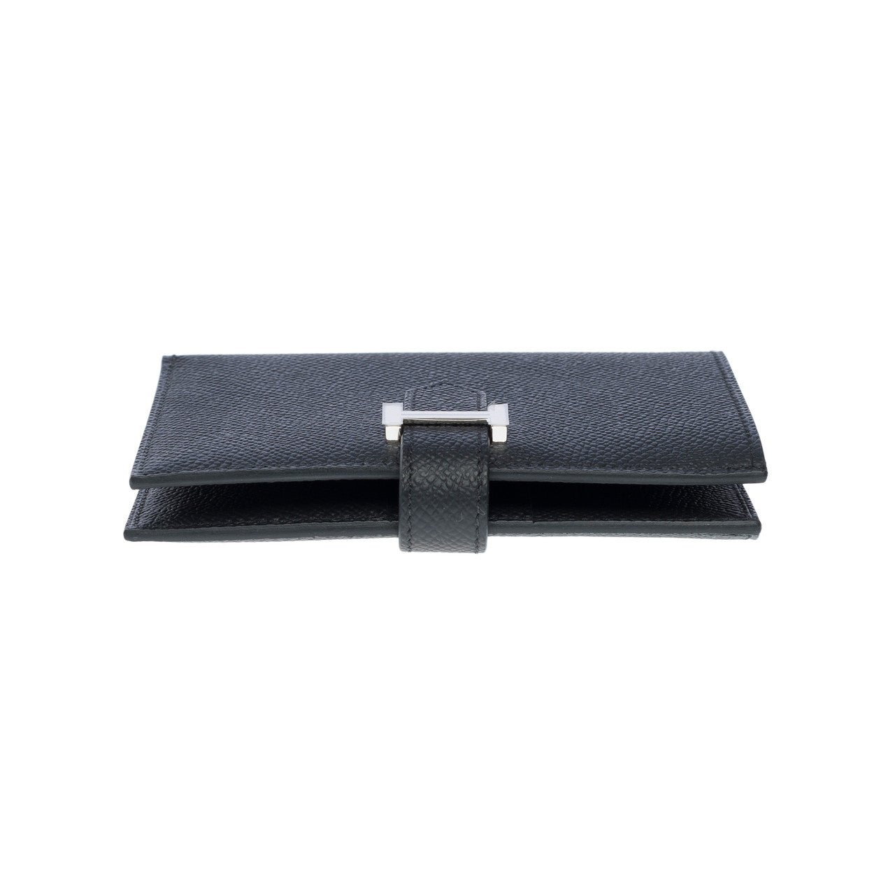 Accessoire HERMES Bearn en Cuir Noir - 102144
