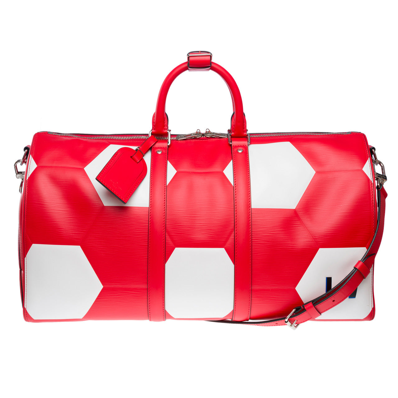 Sac LOUIS VUITTON Keepall en Cuir Rouge - 102180