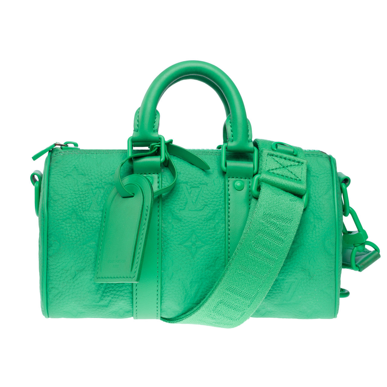 Sac LOUIS VUITTON Keepall en Cuir Vert - 102181