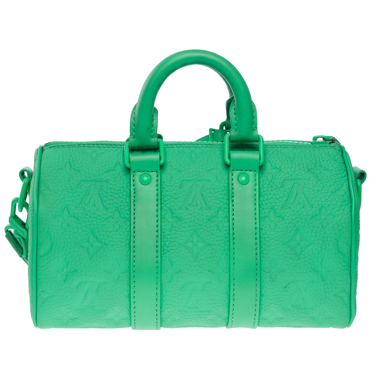 Sac LOUIS VUITTON Keepall en Cuir Vert - 102181
