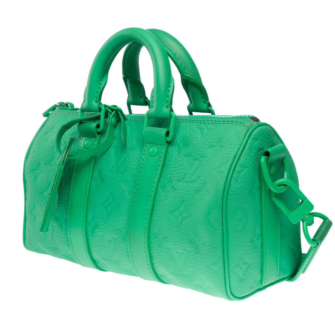 Sac LOUIS VUITTON Keepall en Cuir Vert - 102181