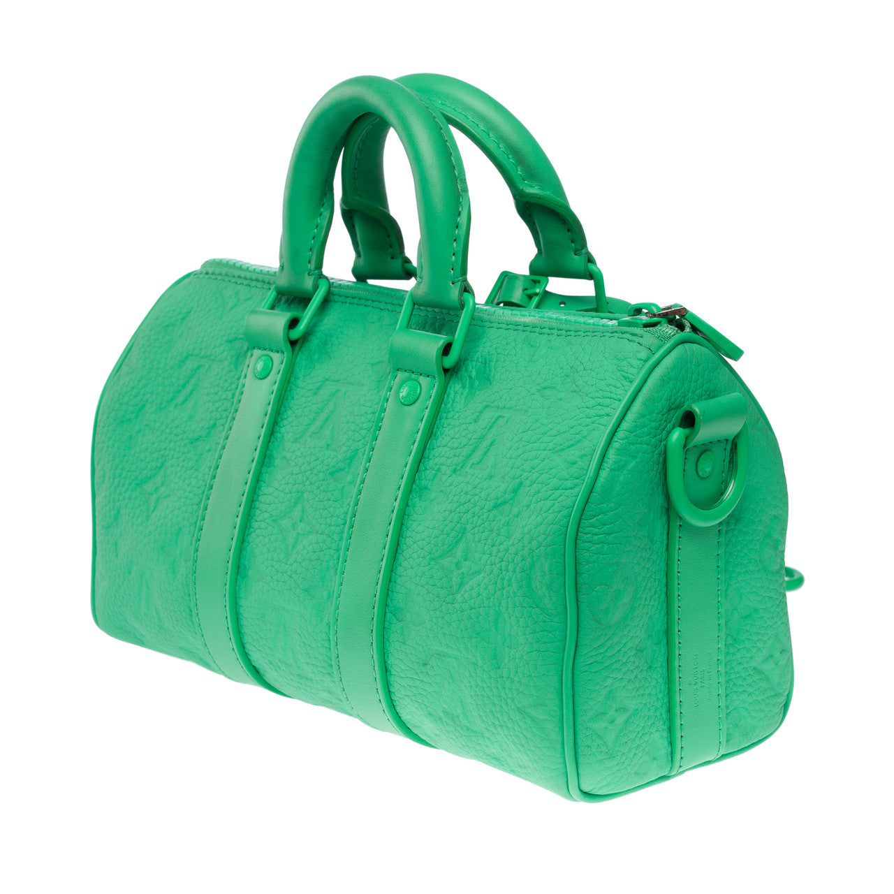 Sac LOUIS VUITTON Keepall en Cuir Vert - 102181
