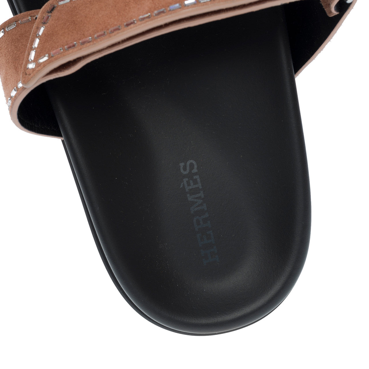 Chaussure HERMES Chypre en Velours Marron - 102218