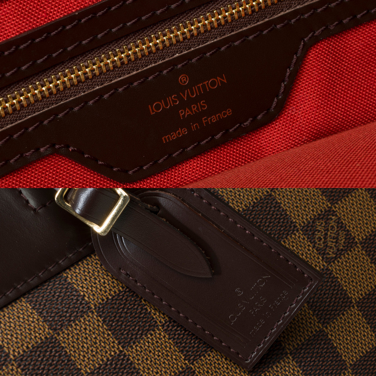 Sac LOUIS VUITTON Greenwich Tote en Toile Marron - 102195