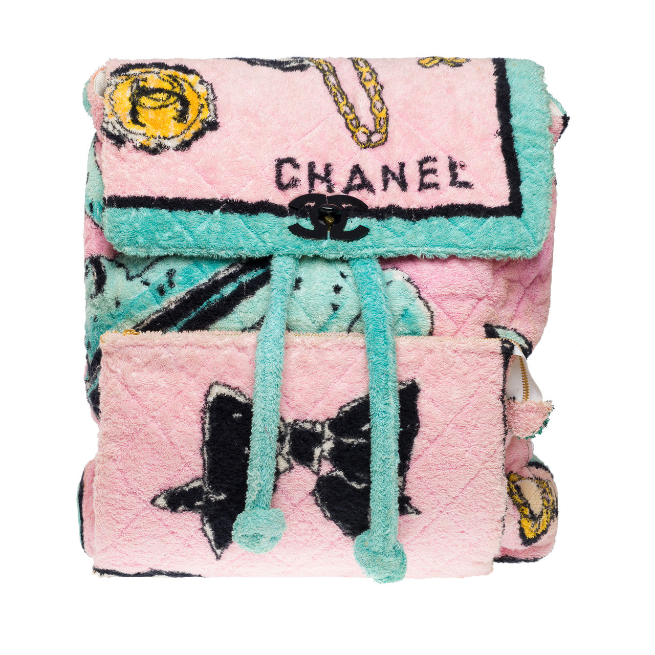 Sac CHANEL en Tweed Rose - 102203