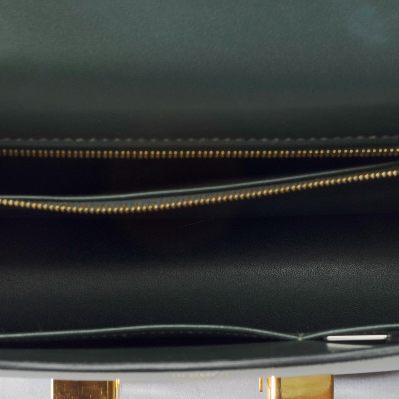 Sac HERMES Constance en Cuir Vert - 102189