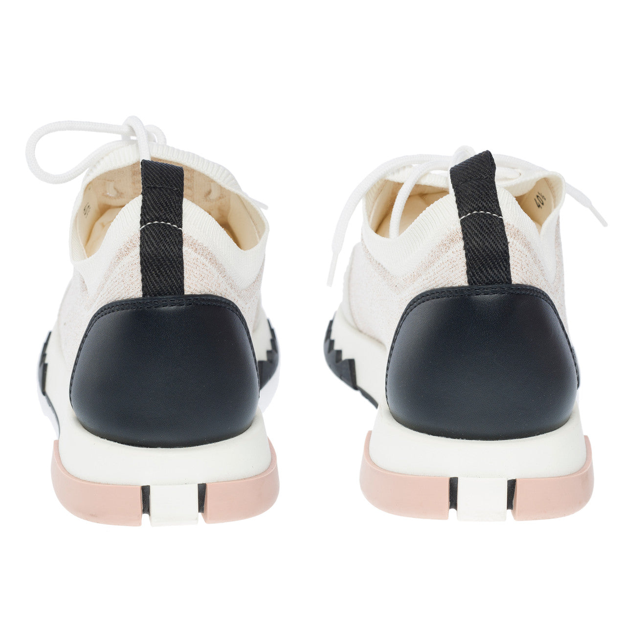 Chaussure HERMES en Tweed Blanc - 102211