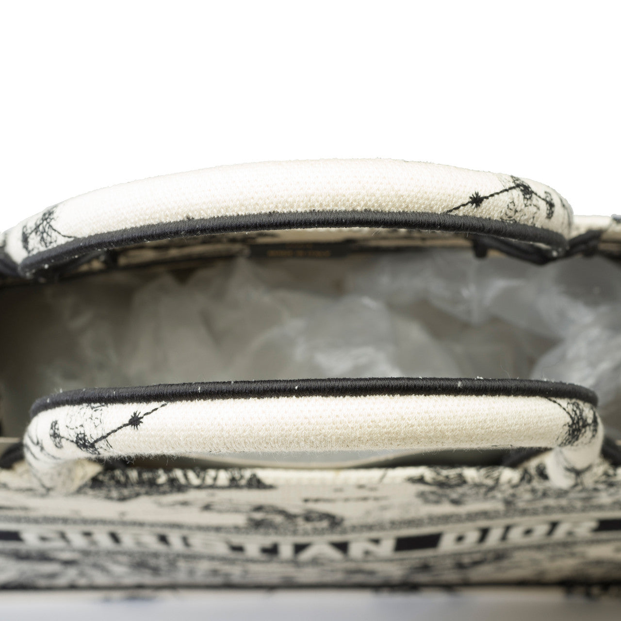 Sac DIOR Book Tote en Toile Blanc - 102258