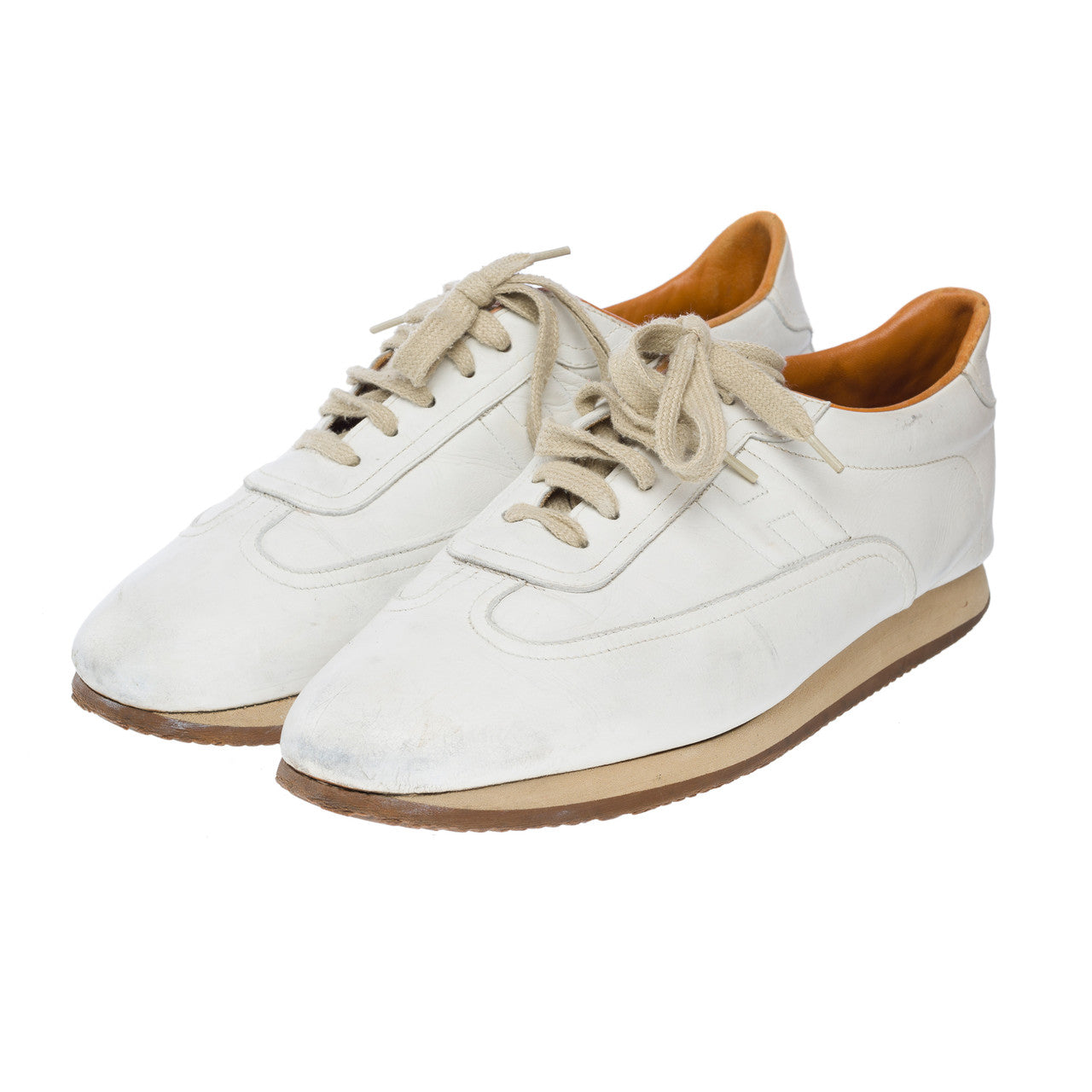 Chaussure HERMES en Cuir Blanc - 102212