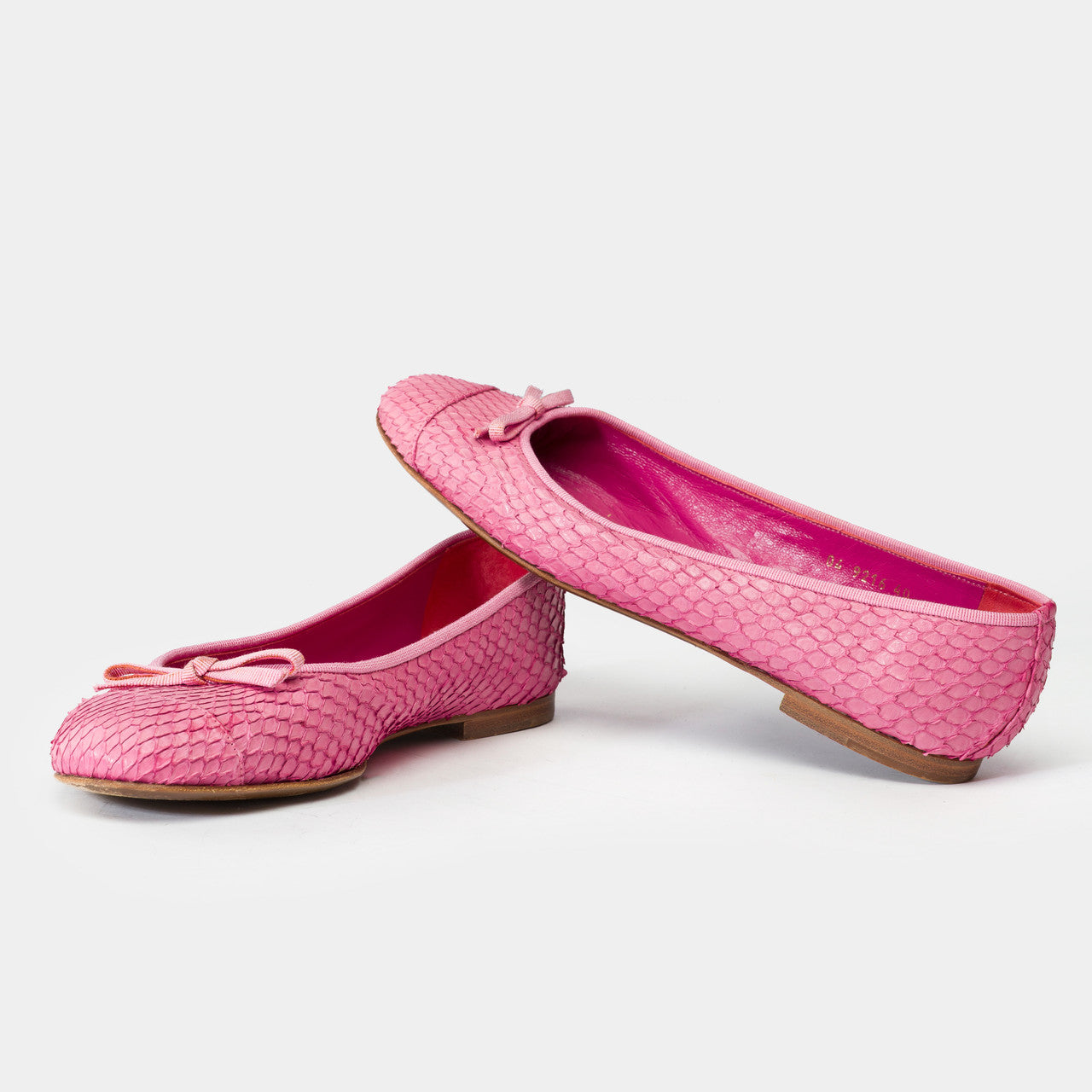 Chaussure NON SIGNE / UNSIGNED en Python Rose - 102240