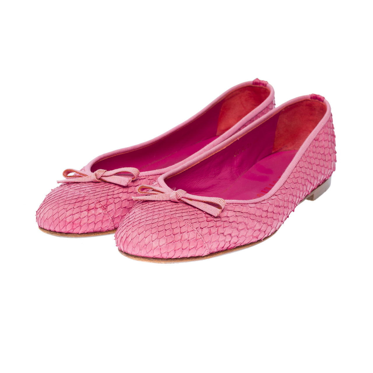 Chaussure NON SIGNE / UNSIGNED en Python Rose - 102240