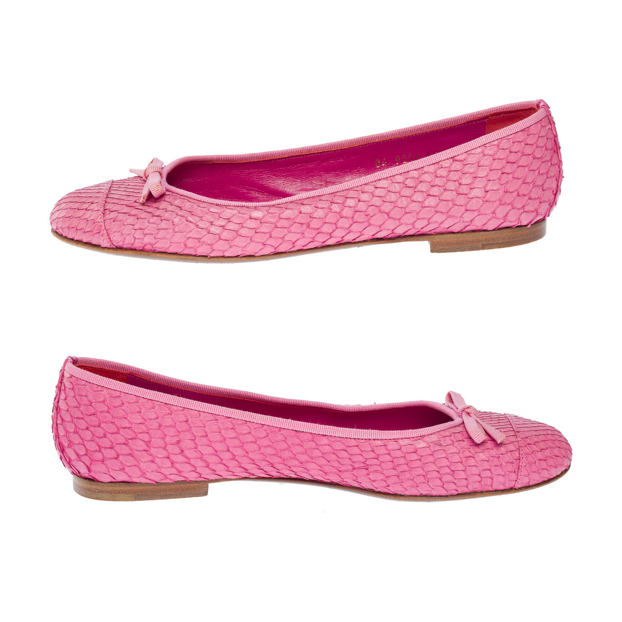 Chaussure NON SIGNE / UNSIGNED en Python Rose - 102240