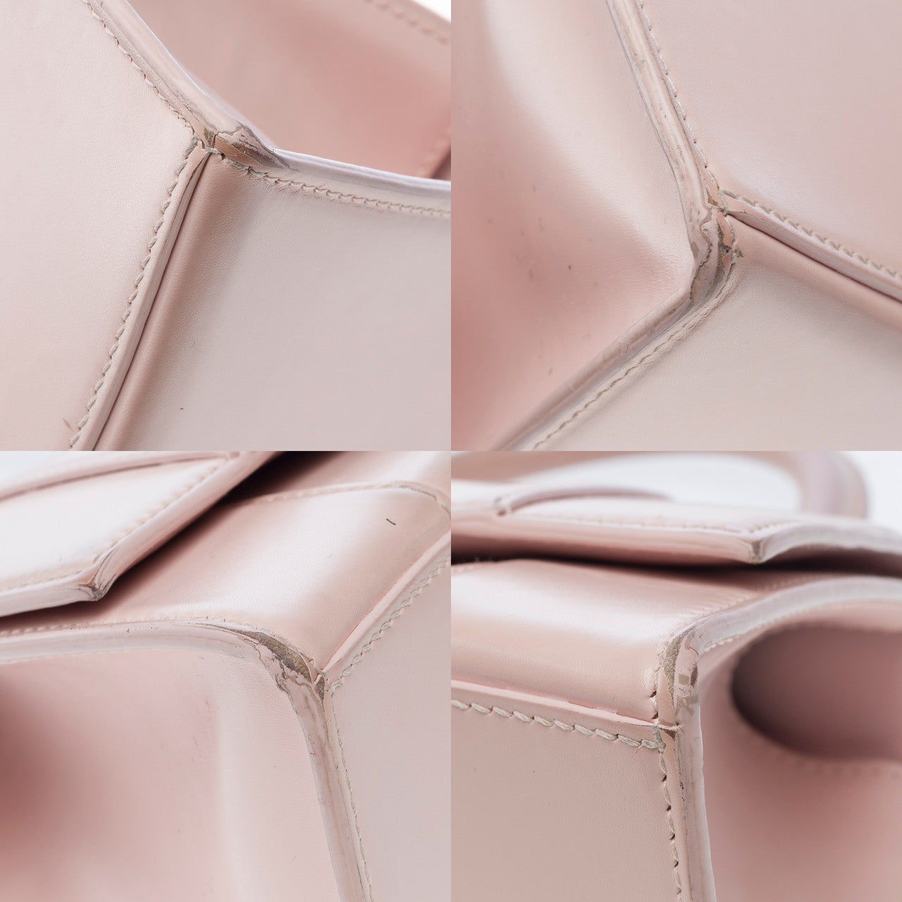 Sac BALENCIAGA Hourglass en Cuir Rose - 102269