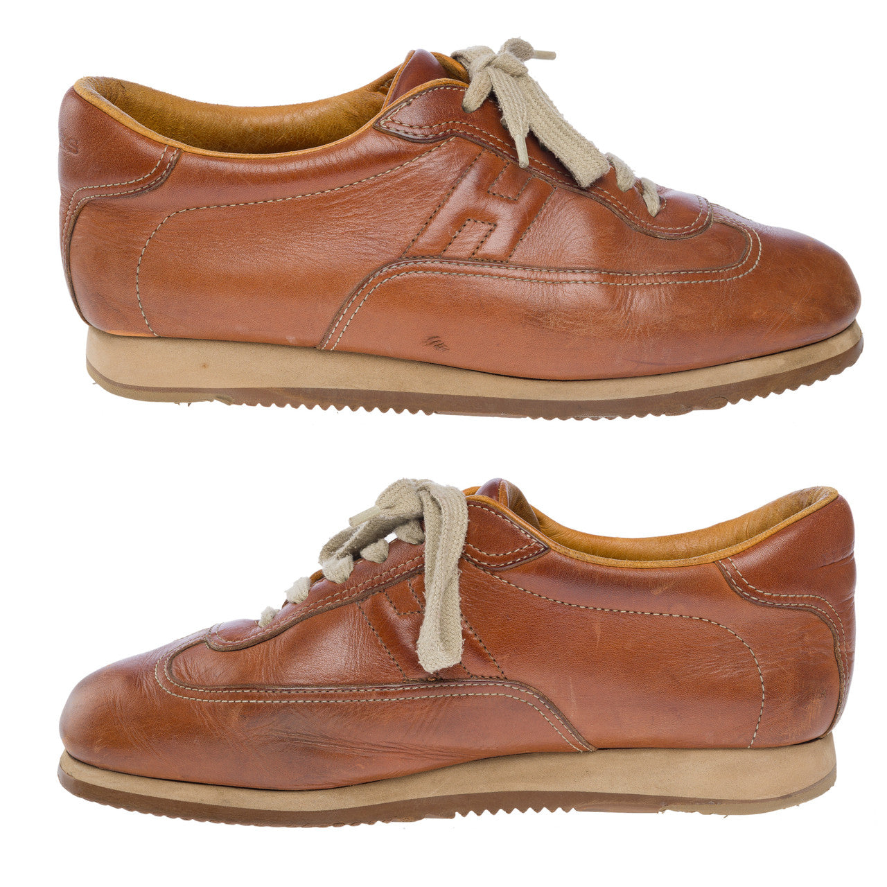 Chaussure HERMES en Cuir Marron - 102214