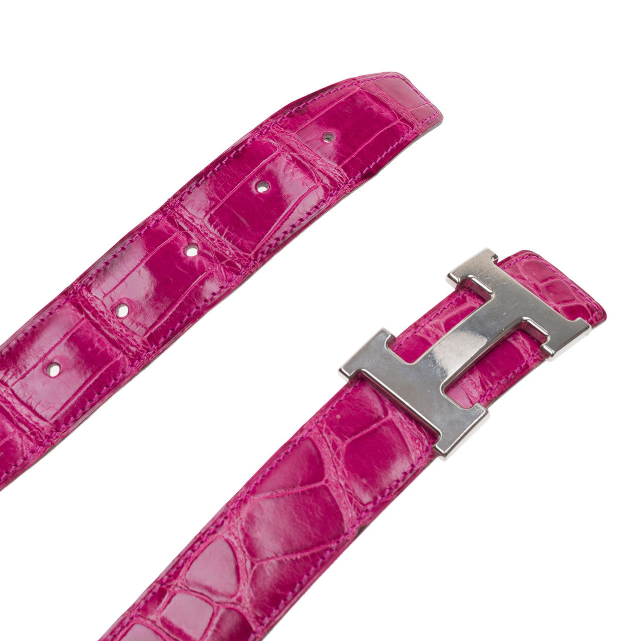 Accessoire HERMES en Crocodile Rose - 102247