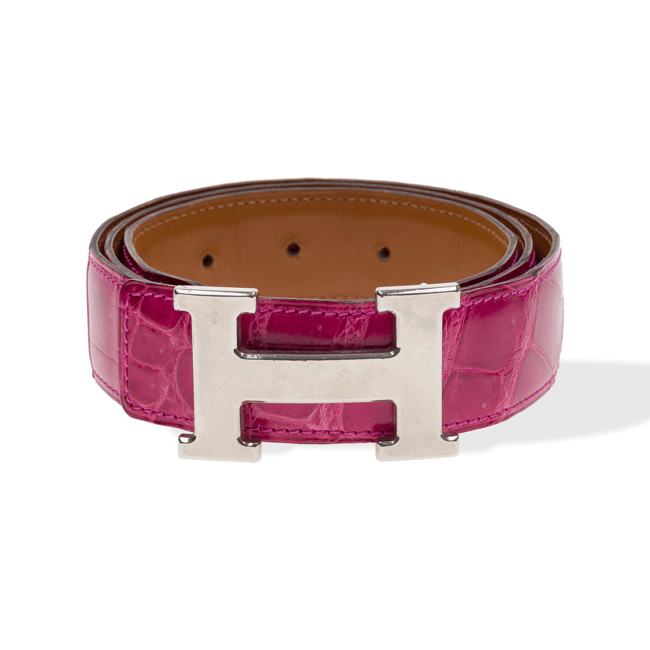 Accessoire HERMES en Crocodile Rose - 102247