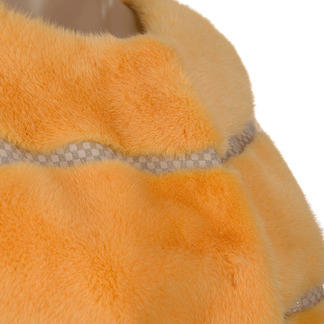 Vêtement NON SIGNE / UNSIGNED en Fourrure Orange - 102249