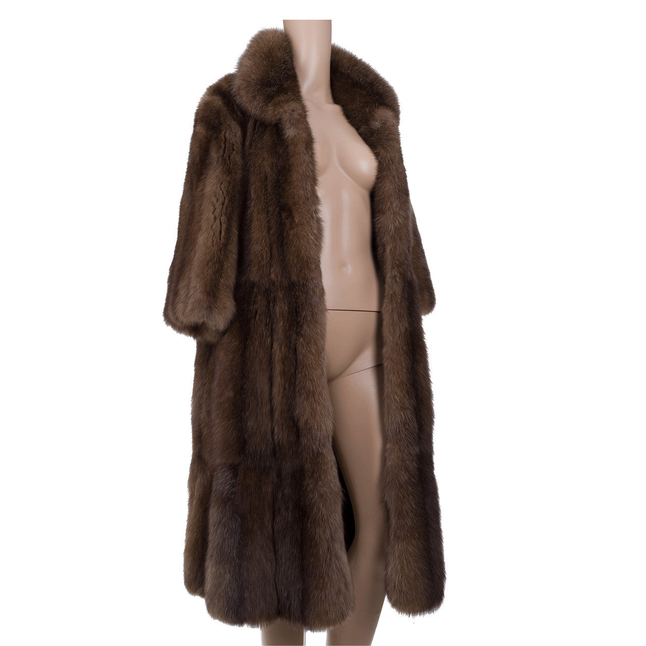 Vêtement NON SIGNE / UNSIGNED en Fourrure Marron - 102248
