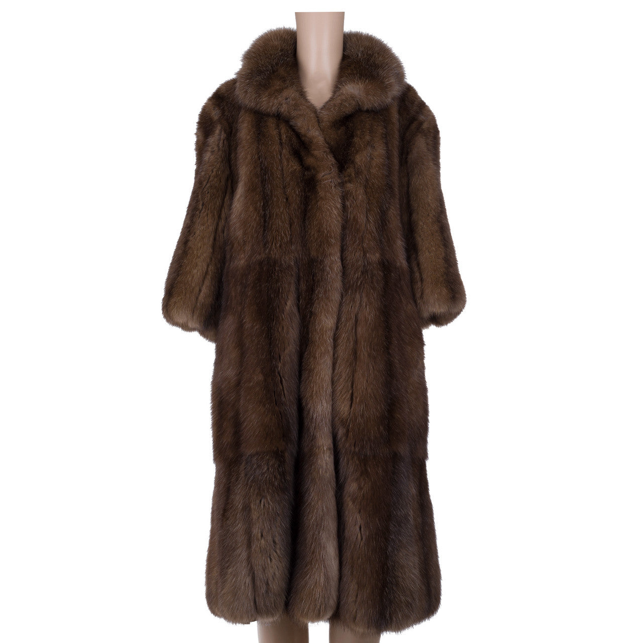 Vêtement NON SIGNE / UNSIGNED en Fourrure Marron - 102248