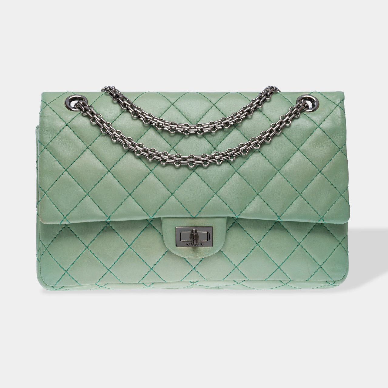 Sac CHANEL 2.55 en Cuir Vert - 102400