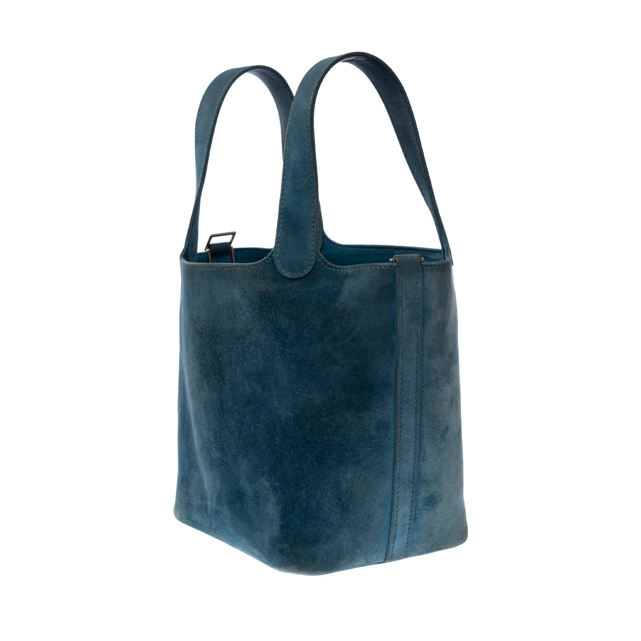 Sac HERMES Picotin en Suède Bleu - 102403
