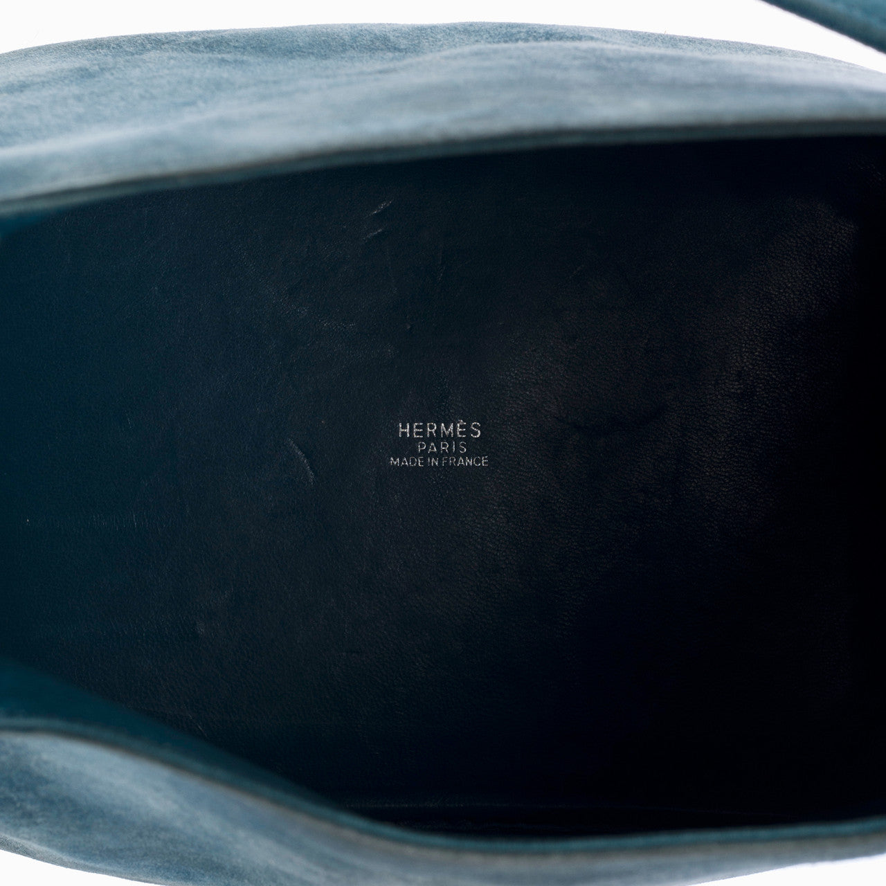 Sac HERMES Picotin en Suède Bleu - 102403