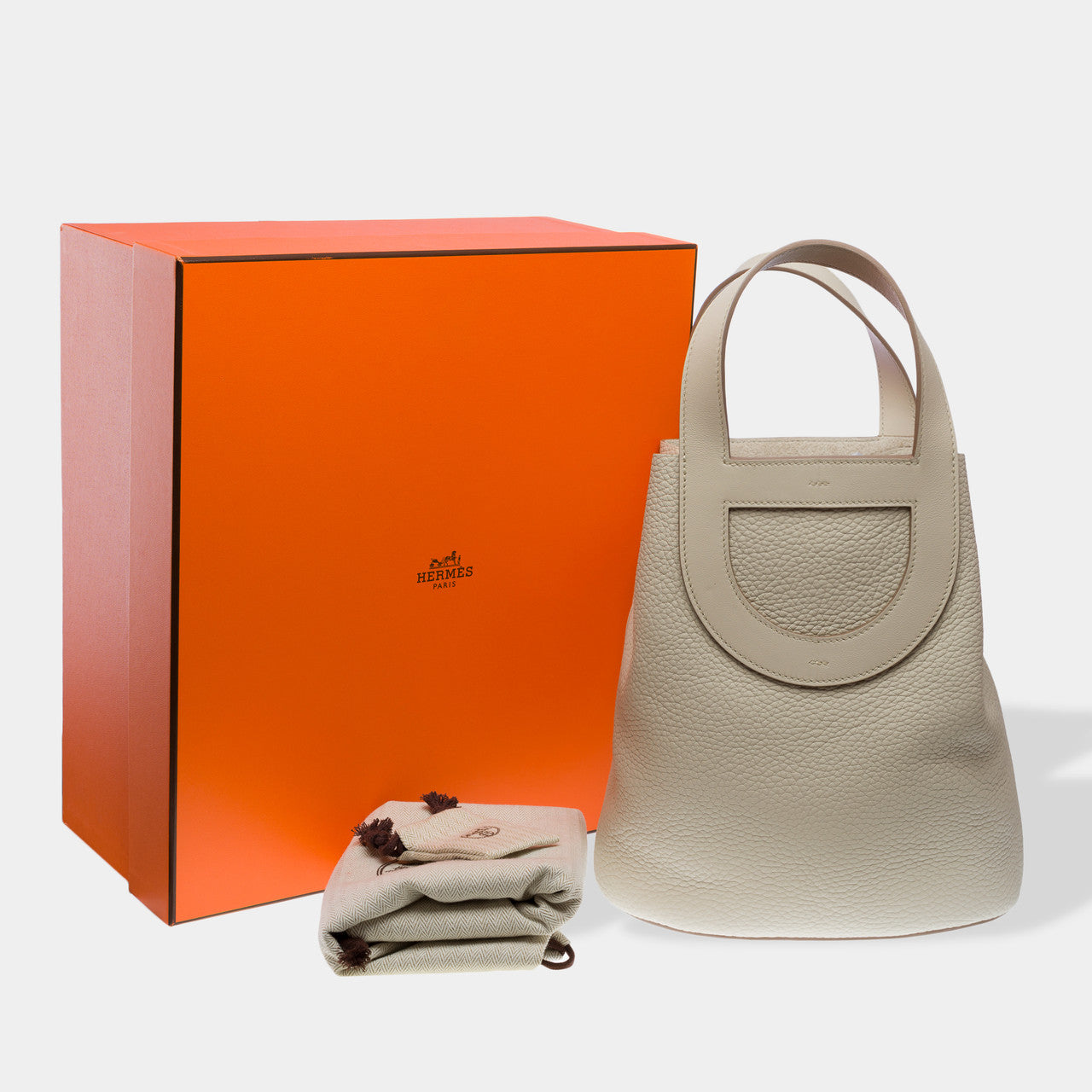 Sac HERMES In-The-Loop en Cuir Beige - 102382