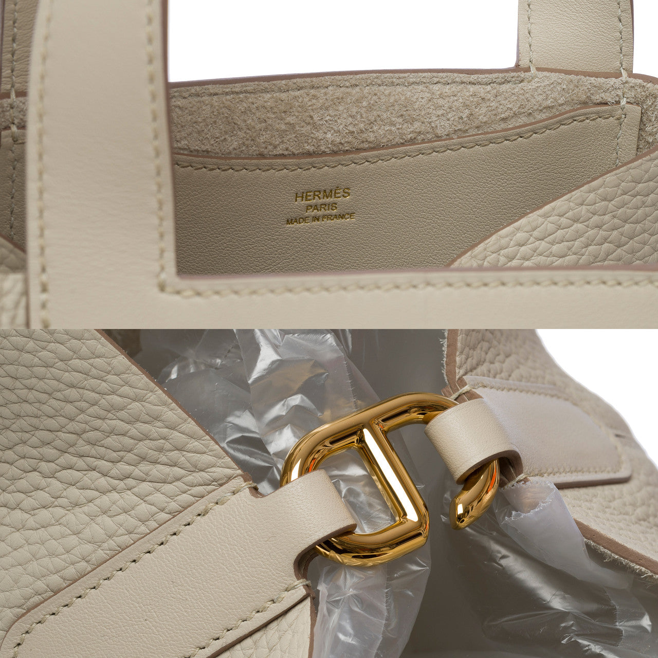 Sac HERMES In-The-Loop en Cuir Beige - 102382