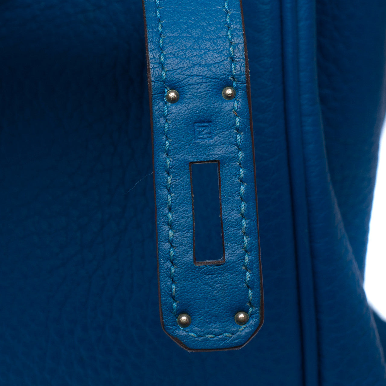 Sac HERMES Birkin 35 en Cuir Bleu - 102419