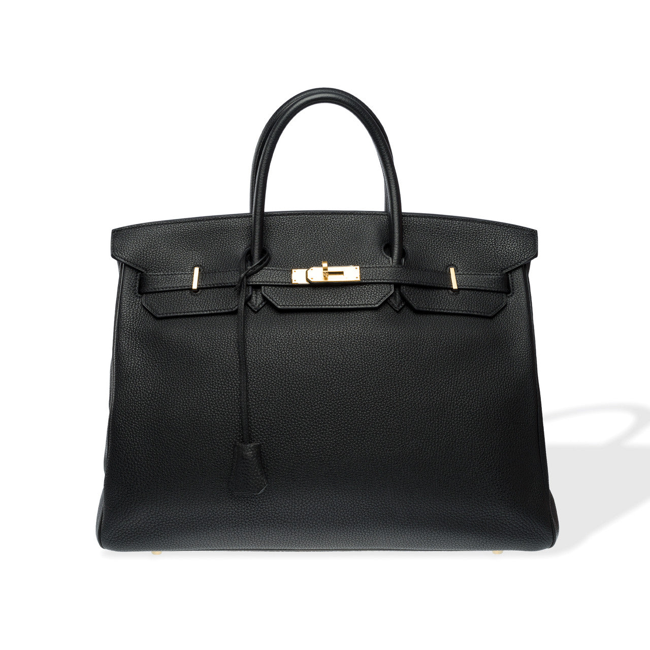 Sac HERMES Birkin 40 en Cuir Noir - 102347