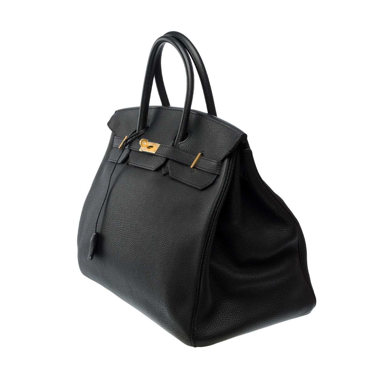 Sac HERMES Birkin 40 en Cuir Noir - 102347